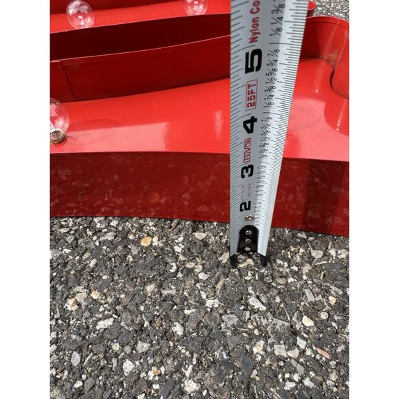 Marquee Letter "M" Decorative Sign Red Light Up Metal Home Decor Party - Picture 6 of 12